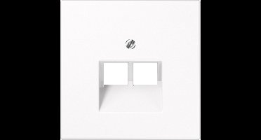 JUNG outlet-component LS range kunststof, wit, centraalplaat, UAE/IAE