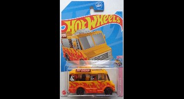 HOT WHEELS BUS HOT CHICKEN QUICK BITE 31/250 YELLOW (1:64) SWEET RIDES 3/5