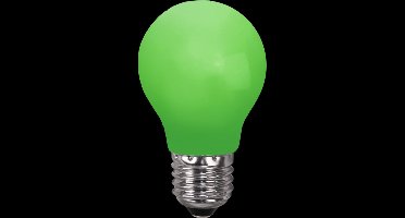 Prikkabel - Standaard bol - E27 - 0.9W - Groen