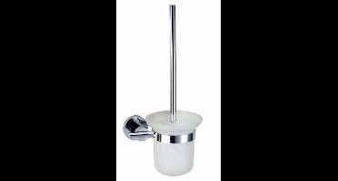 Sanifun WC Borstel Rick – Chroom & Glas | Wandmontage, Stijlvol & Functioneel