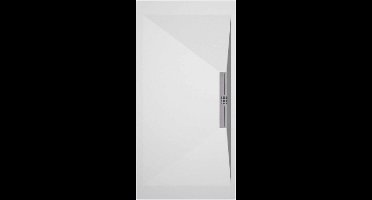 Sanifun douchebak Stone Side White Smooth 1300 x 900 S