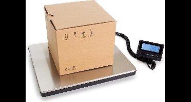 Perel Digitale postweegschaal met extern display, 100kg/10g, usb-c, energiezuinig