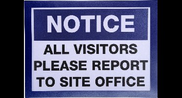 Magnetische muurlijst A4 - Blauw