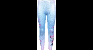 Blauwe meisjesleggings met glitters Minnie Mouse