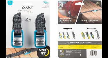 Nite Ize CamJam spanband  6 ft. / 1.83 m - 2 stuks