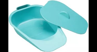 Vintage bedpan met deksel