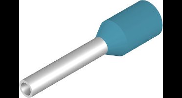 Weidmüller 9025740000 Adereindhulzen 0.25 mm² Deels geïsoleerd Lichtblauw 500 stuk(s)
