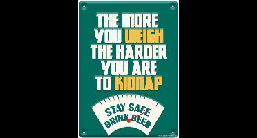 Metal signs - The more you weigh