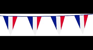 Wefiesta - Vlaggenlijn PE Frankrijk - 10 meter - 20 x 30 cm - WK voetbal 2026 - WK voetbal versiering - Olympische spelen