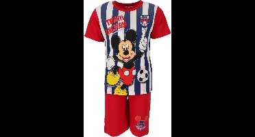 Mickey Mouse pyjama - maat 116 - Team Mickey shortama - 100% katoen