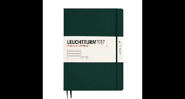 Leuchtturm notitieboek forest green lined master slim hardcover a4+ 225x315mm