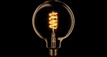 ETH Globe 125mm Filament spiraal LED 7w E27 240v 2200K 3 stappen dimbaar Goud