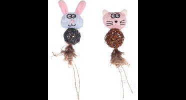 Flamingo Chayenne - Speelgoed Katten - Ps Chayenne Beer/kat Assortiment - 1st - 129192 - 1st