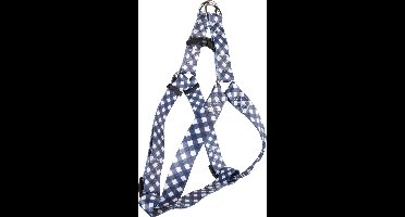 Flamingo Salome Step&go - Harnas Honden - Harnas Step&go Salome Grijs/wit L 50-70cm 25mm - 1st - 127929 - 1st