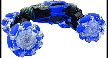 Extreme Crosslander® Oplaadbare stunt RC car met motion bediening, lights en music!