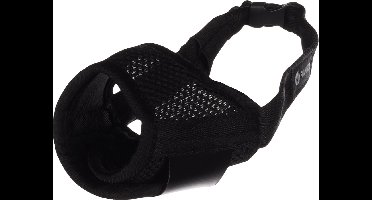 Flamingo Rolo - Muilband Honden - Muilband Rolo Zwart S Nek 35-59cm Neus 15-18cm - 1st - 135781 - 1st