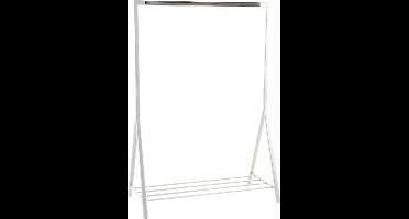 Bowie kledingrek in wit metaal.