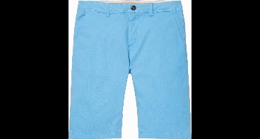 Tom Tailor - Chino Short - Heren - W32 - Blauw - Katoen - 1035039