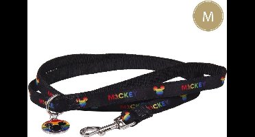 Disney Pride - Hondenriem - Maat S - Lengte 100cm x Breedte 1.5cm - Mickey mouse - Puppy riem - Uitlaatriem