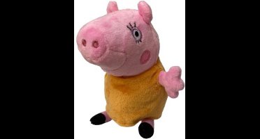 Peppa Pig: Plush Clip-On Coin Purse-Oranje-Mama Pig