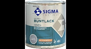 Sigma Gekleurde Lak Ral 7001 Zijdemat 375 ml