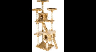 Topmast Krabpaal - Kattenpaal - Kimberley - Beige - 50 x 50 x 170 cm