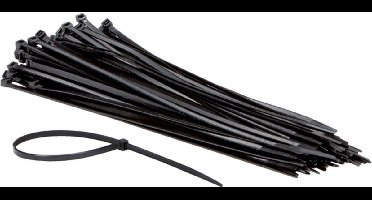 Inbindstrips IEZZY nylon 4.8x300mm D 81mm zwart