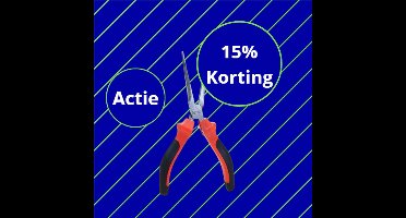 Naaldbek tang recht, 150mm, Naald bek tang, Tangen
