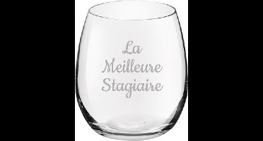 Drinkglas gegraveerd - 39cl - La Meilleure Stagiaire