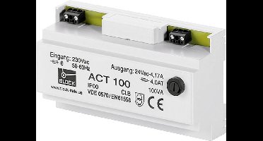 BLOCK ACT 100 Veiligheidstransformator 1 x 230 V/AC 1 x 24 V/AC 100 VA 4.16 A