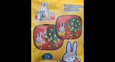 Nijntje Zonnescherm auto - bescherming tegen de zon - 2 stuks - 36 x 44 cm