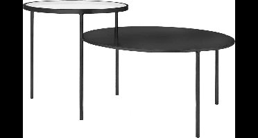 Riverdale - Bijzettafel Amaro zwart 101cm Zwart