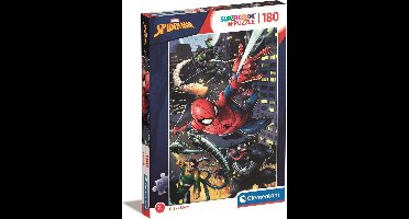 Clementoni - Puzzel - 180 Stukjes - Spiderman - Puzzel Voor Kinderen - Supercolor