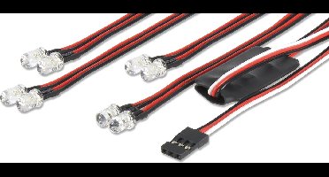 Carson Modellsport Verlichtingsset Rood, Wit 4.4 - 6 V 500906240
