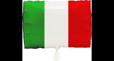 Folieballon Italiaanse vlag 30 x 40cm