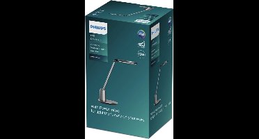 Philips Einstein bureaulamp - donkergrijs - lamp - bureau - kantoor- thuiswerken