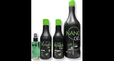 Brazil Protein Nano Gel 1000 ml & Shampoo & Conditioner & Brazil Argan oil Protein