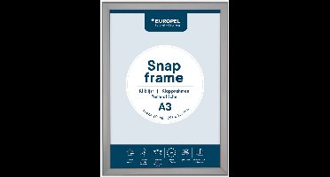 Kliklijst Europel - Posterlijst - A3 - 29,7 x 42 cm - Frame 20mm - Aluminium
