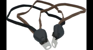 Dresco Trio Snelbinder Bruin/Zwart/Bruin