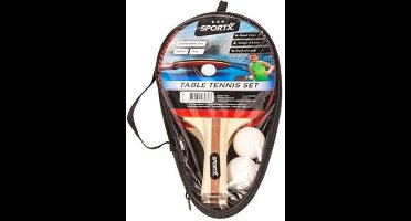 SportX Tafeltennis Set Incl. Ballen in Tas