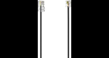 Hama DSL Aansluitkabel [1x RJ11-stekker 6p4c - 1x RJ45-stekker 8p4c] 3 m Zwart