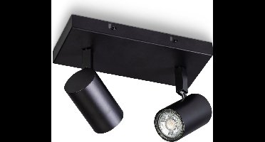 ETH The Common - Spot - GU10 - 2 Lichtbronnen op balk - Zwart