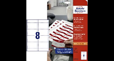 60x90mm Badge Insteekkaart Avery L4728-20