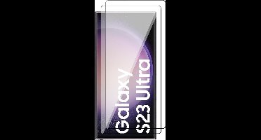 Screenprotector geschikt voor Samsung Galaxy S23 Ultra - 2x Gehard Glas Screen Protector FullGuard
