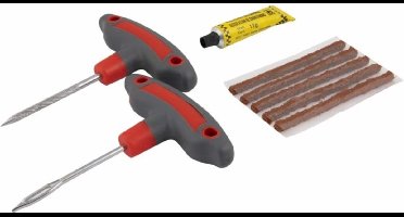 Topgear 8-delige bandenreparatieset voor auto, motor en scooter - Compleet en gebruiksvriendelijk