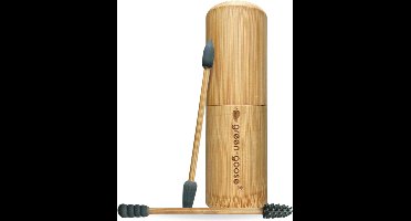 green-goose® Herbruikbare Wattenstaafjes Make-up Applicator met Bamboe Houder | 2 Duurzame Wattenstaafjes