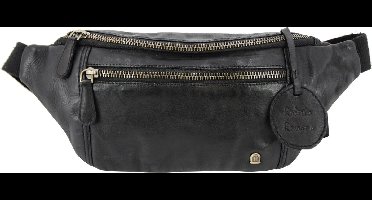 Roberto Romana heuptas - BOLOGNA - zwart - echt leer - 29x12x5cm - JU-48204