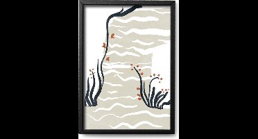 Abstracte poster Elsevier - A3 - 30 x 42 cm - Exclusief lijst  - Kunst - Hoogwaardige abstracte poster - Illustratie - ArtStract - Abstracte kunst Online - Abstracte posters