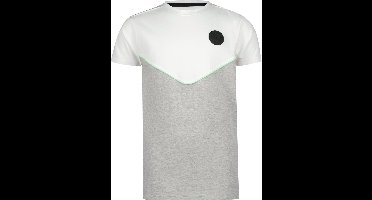 4PRESIDENT T-shirt jongens - Colour Block White - Maat 110