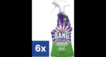Cillit Bang - Keukenreiniger - Spray - Ontvet Zonder Schrobben - 750ml x 6